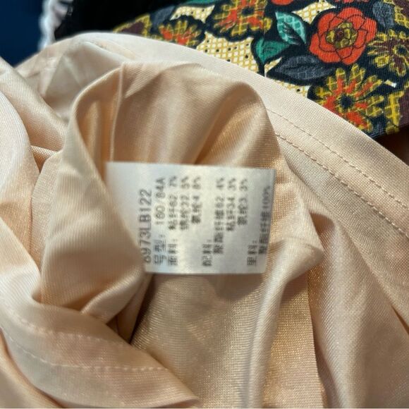 Brown and Green Long Sleeve Casual Dress with Vintage Style - Picture 6 of 7